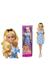 Barbie Fashionistas. Lalka w sukience niebieska Mattel
