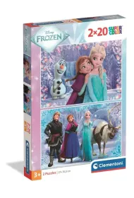 Puzzle 2x20 el. SuperColor. Frozen Clementoni