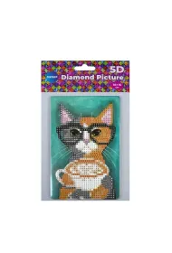 Panta Plast Diamentowa mozaika ze sztalug� - Kot 10x15cm