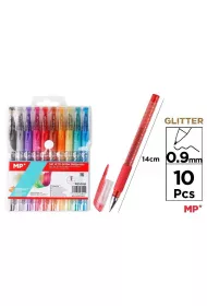 Mp Main Paper D�ugopis brokatowy 0.9mm 10 kolor�w