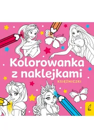 Kolorowanka z naklejkami. Ksi�niczki