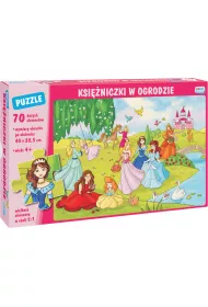 Puzzle 70 el. Ksi�niczki w ogrodzie Jako