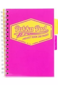 Ko�ozeszyt A5 Pukka Pad Neon kratka 100 kartek