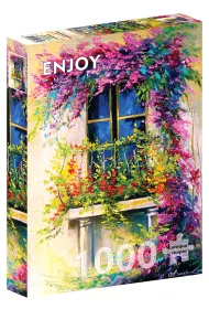 Puzzle 1000 el. Kwiaty na balkonie G3