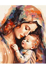 Ideyka Malowanie po numerach - Ciep�o matki 40x50cm