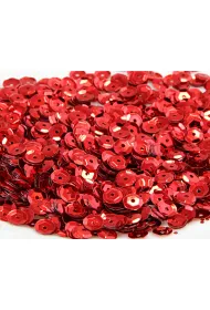 CEKINY 8MM/15GRAM CZERWONY B�YSZCZ�CY