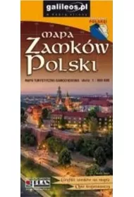 Mapa zamk�w Polski