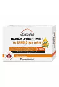 Produkty Bonifraterskie Balsam Jerozolimski na gardo bez cukru Suplement diety 16 tab.