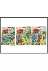 Rozci�gliwe gady 6szt 10cm 3 rodzaje