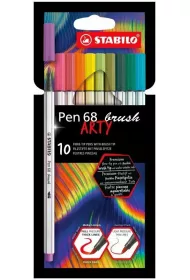 Flamastry STABILO Pen 68 Brush Arty 10 szt.