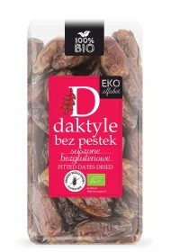 Eko Alfabet Daktyle bez pestek suszone bezglutenowe 400 g Bio
