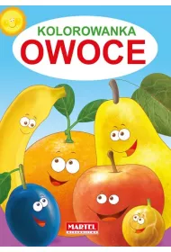 Kolorowanka. Owoce