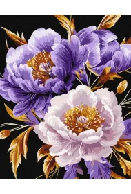 Ideyka Malowanie po numerach - Fioletowy szyk 40x50cm