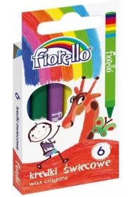 Fiorello Kredki �wiecowe 6 szt.