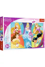Puzzle 100 el. Poznaj urocze Ksi�niczki Trefl