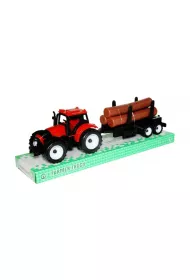 Traktor z drewnem Swede