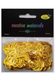 Galeria Hobby Cekiny obr�czki z�ote 15g