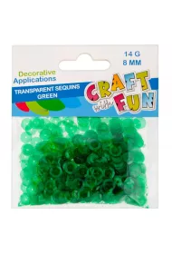 Craft with Fun Cekiny transparentne 8mm, 14g