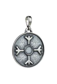 Sotis Amulet Ochronny Algiz, oksydowany Ag925, 3,4g