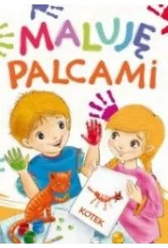 Maluj� palcami. Kotek