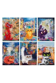 Herlitz Zeszyt A4 Crazy Cats kratka 32 kartki