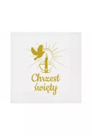 Godan Serwetki Chrzest �wi�ty �wieca 33 x 33 cm