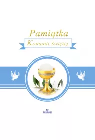 Pami�tka Komunii �wi�tej - niebieska
