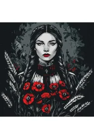 Ideyka Malowanie po numerach - Kobieca si�a 40x40cm