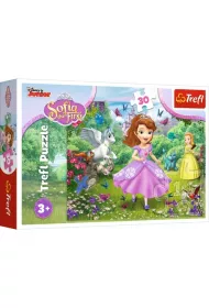 Puzzle 30 el. Zosia w ogrodzie Disney 18252 Trefl