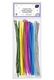 Interdruk Druciki kreatywne pastel 30cm