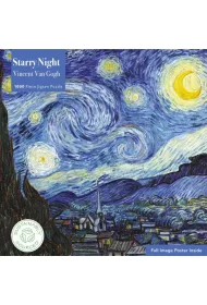 Puzzle 1000 el. Gwia�dzista noc Vincent van Gogh Flame Tree