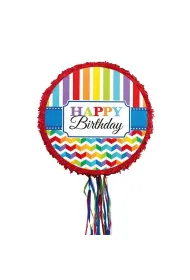 Amscan Piniata Birthday Brights papier/plastik 45x45x8,5cm