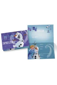 Zaproszenie Disney. Olaf 5 szt.