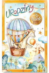 AbCard Kartka okoliczno�ciowa Urodziny (wymienne cyfry)