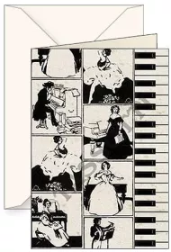 Tassotti Karnet B6 + koperta 5731 Pianino