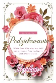Yeku Karnet Podzi�kowania