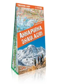 Mapa trekkingowa Annapurna i Dhaulagiri 1:110 000