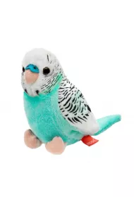 Papuga falista lazurowo-bia�a 13cm Beppe