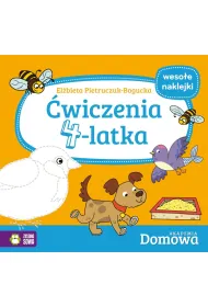 �wiczenia 4-latka domowa akademia + naklejki