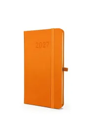 Kalendarz 2027 B6 Slim Tygodniowy Pomara�czowy