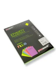 Polsirhurt Etykiety samoprzylepne A4 fluo ��te 100 szt.