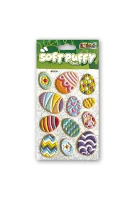 Naklejki Penmate Kolori Puffy SWPE-3205 Wielkanocne jajka
