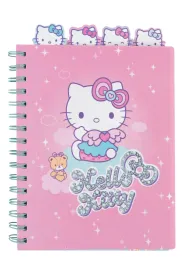 Patio Ko�obrulion A5 100k. w kratk� z g��wkami Hello Kitty pink wz�r 3