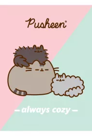 St. Majewski Zeszyt A4 Pusheen laminowany kratka 32 kartki