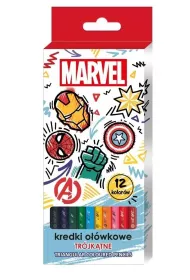 Beniamin Kredki owkowe trjktne Avengers 12 kolorw