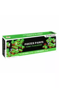 Starpak Farby plakatowe Pixel Game Diagonal 12 x 20 ml