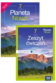 Pakiet Planeta Nowa 7. Podr�cznik oraz zeszyt �wicze� do geografii dla klasy si�dmej szko�y podstawowej
