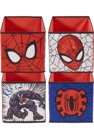 Pro Kids Pojemnik rozkadany na zabawki Spiderman 4 szt.