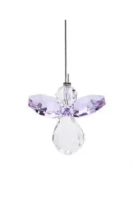 Zawieszka Crystal angel - Light Amethyst