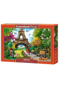 Puzzle 1000 el. Spring in Paris Castorland